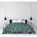 East Urban Home Fly Throwback Leopard Print Single Duvet Cover Microfiber, Polyester in Gray | Twin Duvet Cover | Wayfair
