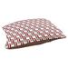 East Urban Home Escala Designer Rectangle Cat Bed Fleece, Polyester in Red/Pink | 6 H x 42.5 W x 32.5 D in | Wayfair