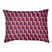 East Urban Home Ellon Designer Rectangle Cat Bed Fleece, Polyester in Red | 6 H x 42.5 W x 32.5 D in | Wayfair 871A86851E9142B0B72AF8B47913C971