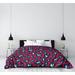 East Urban Home Leopard Print Single Duvet Cover Microfiber in Black/Indigo | Twin Duvet Cover | Wayfair 42BD93FB63F84DA09407CE263FCA3F39