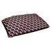 Wrought Studio™ Foucault Football Luxury Outdoor Dog Pillow Metal in Red/White/Black | 6 H x 50 W x 40 D in | Wayfair