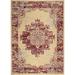 Red/White 0.25 in Area Rug - Bungalow Rose Burnie Oriental Cream/Red Area Rug Polypropylene | 0.25 D in | Wayfair 9F5444FBF6DA45CFAB65D2F4C915A3EE