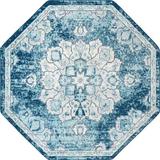 White 94 x 0.33 in Area Rug - Bungalow Rose Beecham Oriental Blue/Ivory Area Rug | 94 W x 0.33 D in | Wayfair 4C290F749ED3441D99AB9396B0924F8C