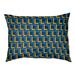 Wrought Studio™ Delaporte Football Luxury Outdoor Dog Pillow Metal in Blue | 6 H x 50 W x 40 D in | Wayfair 7EF231D6906B4CA9AB52FD81BC1CB151