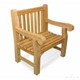 Regal Teak Teak Hyde Park Patio Dining Chair Wood in Brown | 37.5 H x 33 W x 27 D in | Wayfair RHYDEP-CHAIR-PAIR
