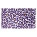 White 60 x 36 x 0.2 in Area Rug - East Urban Home Animal Print/Purple Area Rug Polyester | 60 H x 36 W x 0.2 D in | Wayfair