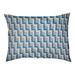 Wrought Studio™ Michaux Football Luxury Outdoor Dog Pillow Metal in Blue/White | 5 H x 40 W x 30 D in | Wayfair 9E0BC8B9996D4018BC1556D43CE2C03C