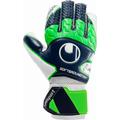 UHLSPORT Equipment - Torwarthandschuhe Soft HN Comp Torwarthandschuh, Größe 9,5 in marine/fluo grün/weiß