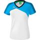 ERIMA Fußball - Teamsport Textil - T-Shirts Premium One 2.0 T-Shirt Damen Hell, Größe 46 in Weiß/Curacao/Schwarz