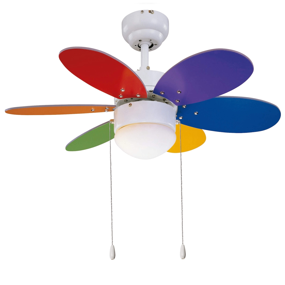 Sulion Deckenventilator Rainbow Color 76 cm mit Licht 76 Image