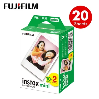 Fujifilm Instax Mini Film Blanc Bord 20 Feuilles/Packs Photo Papier pour Fuji appareil photo