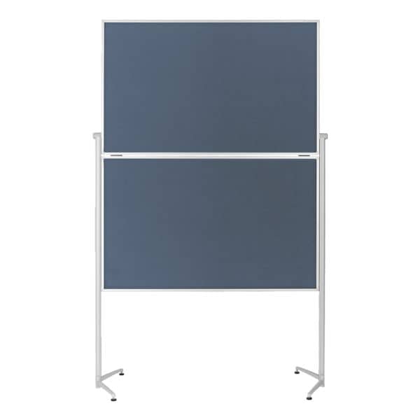 Magnetoplan Moderationswand »evolution plus« Filz 120/150 cm klappbar blau, 180 cm Image