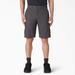 Dickies Men's Flex Cooling Active Waist Regular Fit Cargo Shorts, 11" - Charcoal Gray Size 50 (WR576)