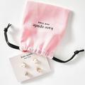 Kate Spade Jewelry | 2 Pairs New Kate Spade Stud Earrings With Pouch | Color: Gold/Pink | Size: Os