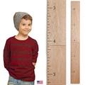 HEADWATERS STUDIO Wooden Ruler Growth Chart for Kids, Boys and Girls - Height Chart & Height Measurement for Wall - Kids Nursery Wall Decor and Room Hanging Wall Decor - Modern Simple Natural