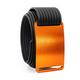 GRIP6 Mens Belt Webbing Belts For Men w/ Buckle Foxtail Black Strap 40in/100cm
