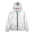 United Colors of Benetton Girl's Giubbino Coat, Silver (Argento 901), 128 (Size: Medium)