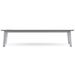 AllModern Rami Steel/Concrete Garden Outdoor Bench in Gray/White | 18 H x 76 W x 16 D in | Wayfair 3076C8FED29C4812883691377D5F5B0F