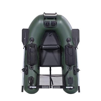 FRM BOARDS Inflatable Boat Belly Boat Fishing Float Tube with Storage  Pockets, Adjustable Straps & Bracket