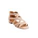 Wide Width Women's The Lana Sandal by Comfortview in New Nude (Size 8 1/2 W)