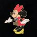 Disney Jewelry | Disney Minnie Mouse Enamel Button Pin | Color: Gold | Size: Os