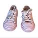 Converse Shoes | Converse All Star Lowtop Baby 5 Pink Leather Shoes | Color: Pink | Size: 5bb
