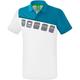 ERIMA Fußball - Teamsport Textil - Poloshirts 5-C Poloshirt Kids, Größe 140 in Weiß