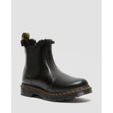 2976 Leonore Faux Fur Lined Chelsea Boots - Gray - Dr. Martens Boots