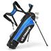 Costway Complete Golf Club Set for Children Age 8-10-Blue