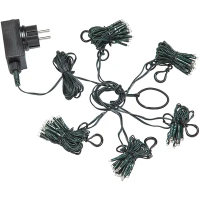 LED-Weihnachtsbaum-Lichterkette, 400 Birnchen, mit Dimmer und Timer, für Bäume bis 1,50 m