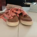Converse Shoes | Converse All Star High Tops | Color: Pink/Tan | Size: 4bb