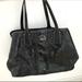 Coach Bags | Authentic Coach Stitched Patent Black Leather Bag | Color: Black/Silver | Size: Os