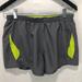 Under Armour Shorts | Gray Under Armour Running Shorts. Size M. | Color: Gray/Yellow | Size: M