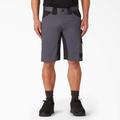 Dickies Men's Flex Performance Workwear Gdt Cargo Shorts, 11" - Gray/black Size 40 (WD4903)