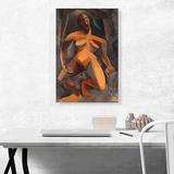 ARTCANVAS Dryad 1908 by Pablo Picasso - Wrapped Canvas Painting Print Canvas, Wood in Brown/Orange | 26 H x 18 W x 0.75 D in | Wayfair