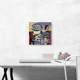 ARTCANVAS Still Life w/ Fish 1923 by Pablo Picasso - Wrapped Canvas Painting Print Canvas, Wood in Brown/Indigo | 12 H x 12 W x 0.75 D in | Wayfair