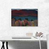 ARTCANVAS Lake George 1922 by Georgia O-Keeffe - Wrapped Canvas Painting Print Canvas, Wood in Blue/Red | 18 H x 26 W x 1.5 D in | Wayfair