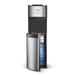 Commercial Cool Freestanding Bottom Loading Electric Water Cooler Hot, Cold, & Room in Silver/Black, | 41.8 H x 14.1 W x 13.3 D in | Wayfair CCBL01