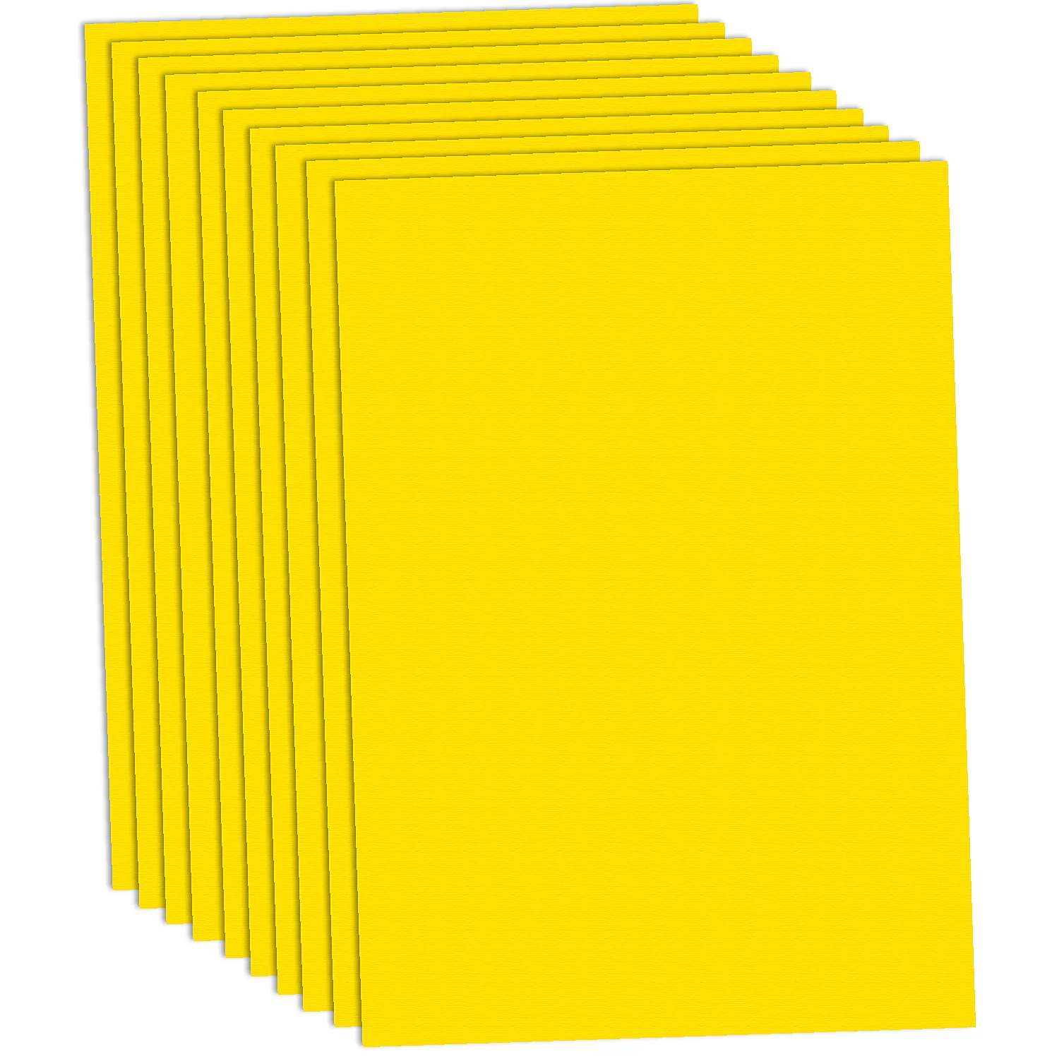 Fotokarton, gelb, 50 x 70 cm, 10 Blatt
