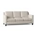 Bradington-Young Yorba 76" Genuine Leather Square Arm Sofa in Gray | 35 H x 76 W x 37 D in | Wayfair 508-95-915300-01-CO