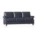 Bradington-Young West 82" Genuine Leather Rolled Arm Sofa Genuine Leather in Brown | 36 H x 82 W x 38 D in | Wayfair 759-95-901200-99-TU-NC-#9BN