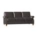 Bradington-Young West 82" Genuine Leather Rolled Arm Sofa Genuine Leather in Brown | 36 H x 82 W x 38 D in | Wayfair 759-95-906700-81-TU-NC-#9GM