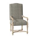 Hekman Ian Arm Chair Wood/Upholstered/Fabric in Gray | 46 H x 25 W x 26 D in | Wayfair 72371541-082115DarkNickel