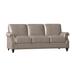 Bradington-Young West 82" Genuine Leather Rolled Arm Sofa Genuine Leather in Brown | 36 H x 82 W x 38 D in | Wayfair 759-95-922000-91-TU-PL-#9FN