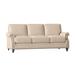 Bradington-Young West 82" Genuine Leather Rolled Arm Sofa Genuine Leather in Gray | 36 H x 82 W x 38 D in | Wayfair 759-95-922000-82-TU-CO-#9GM