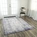 Gray 142 x 102 x 0.27 in Area Rug - Bungalow Rose Jonason Oriental Gold/Charcoal Area Rug Polyester | 142 H x 102 W x 0.27 D in | Wayfair