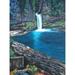 Loon Peak® Secret Waterfall by Amy Valiante - Painting Print Canvas/Metal in Blue/Brown/Green | 32 H x 24 W x 1.5 D in | Wayfair