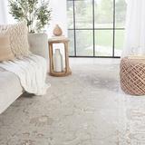 Gray 94 x 0.33 in Area Rug - Birch Lane™ Tatiana Oriental Beige Area Rug Polyester/Viscose | 94 W x 0.33 D in | Wayfair