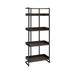 Latitude Run® Jildardo 67.5" H x 26.25" W Metal Etagere Bookcase in Black | Wayfair BCB8749F277D46D3A917118CD82F6F3D