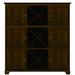 Rosalind Wheeler Otega China Cabinet Wood in Black | 78 H x 73.5 W x 17 D in | Wayfair AC44722D6E7D4402BBC0F3F849133B91